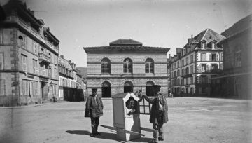 Façade du bâtiment des vapeurs (vers 1890) AD63, Photothèque, 651 Fi 64